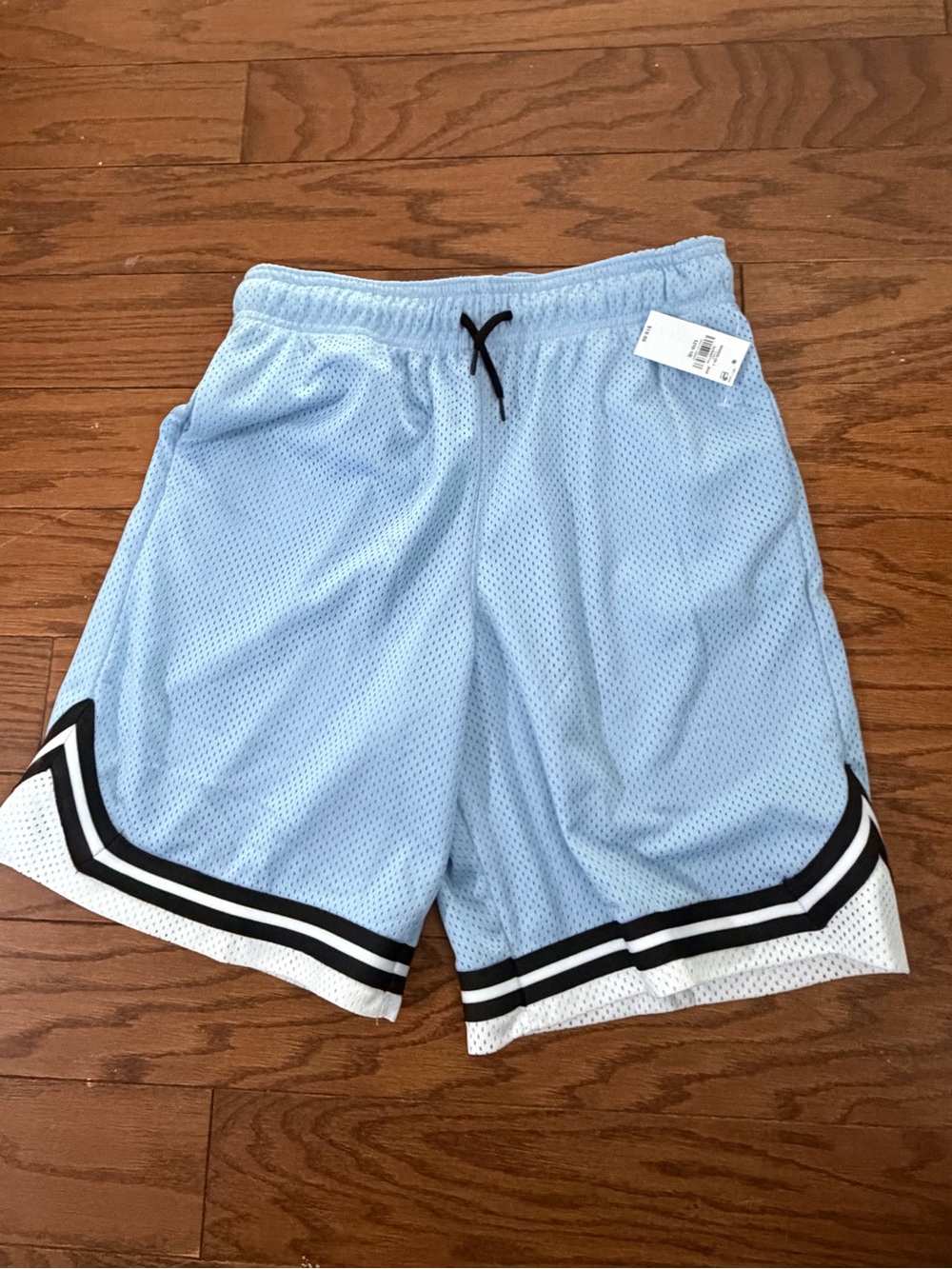 Boys Light Blue Basketball Shorts - Casual Athletic Fit